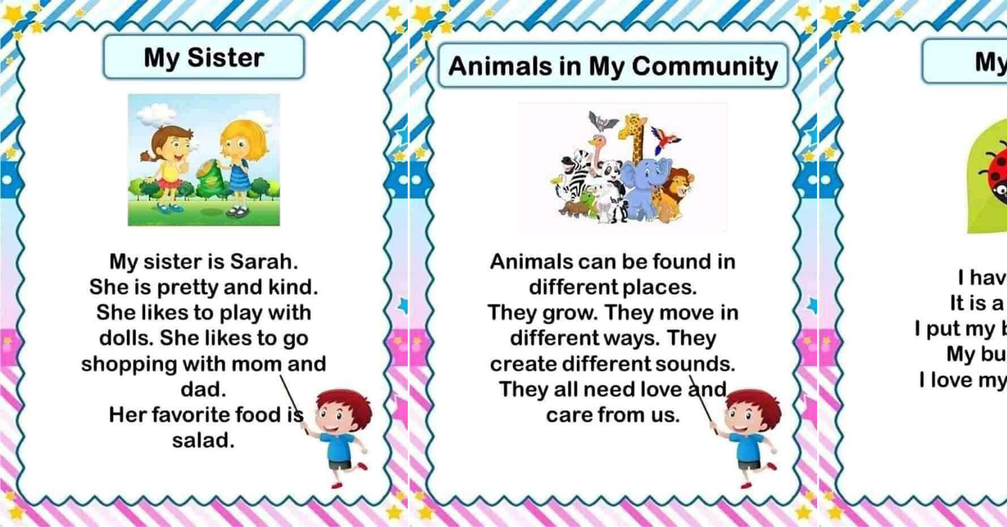 Printable English Reading Passages for Kids: Simple Reading Materials ...