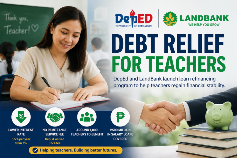 DepEd and LandBank Introduce Debt Relief Initiative for Public School Teachers